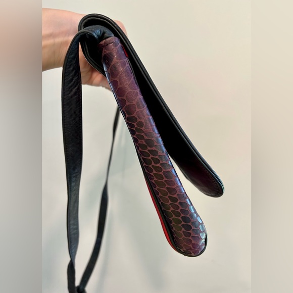 Carlos Falchi Vintage Leather Bag Patchwork EUC - Picture 9 of 11